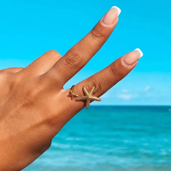 Gold_Starfish_Rings_For_Women